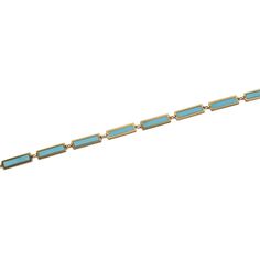 This bracelet features turquoise set in 14k Yellow Gold. Measures 7" Gold 2.7 grams Yellow Color, Turquoise Bracelet, Solid Gold, Yellow Gold, Turquoise, Things To Sell, Bracelet, Gemstones, Yellow