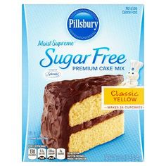 pillsbury sugar free cake mix with chocolate frosting