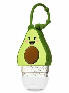 an avocado shaped bottle opener with a cute face