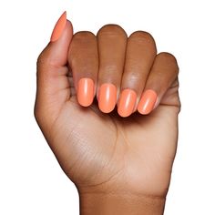 Upgrade your standard nail polish mani routine with the fun and vibrant Apricot Press-On Nail Set. This chic press-on nail features a trendy yet sophisticated solid orange shade that brings a burst of spring to your everyday style. The short rounded shape offers a subtle and stylish look for any occasion. Kit Includes: 30 nails in 12 inclusive sizes Nail Glue (Net Wt. 0.07oz/2g) Double Sided nail file Cuticle stick Alcohol Pad Key Features Length: Short Shape: Round Finish: Glossy Opacity: Opaqu Timeless Nail Color, 30 Nails, Kids Nail Polish, Nail Tek, Sky Nails, Solid Orange, Gelish Nails, Daisy Nails, Nail Remover