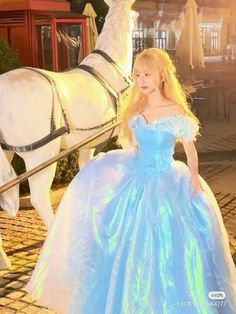 Lotus Bubble, Bgc Aesthetic, Disneyland Dress, Ulzzang Dress, Fairytale Photoshoot, Cinderella Cosplay, Pfp Girl, Creative Fashion Photography, Gorgeous Prom Dresses