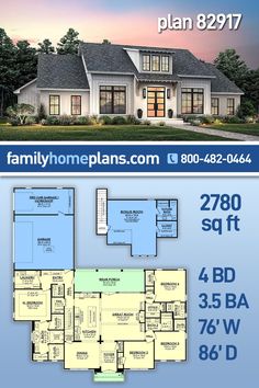 the floor plan for this house is very large and has three bedroom, two bathrooms