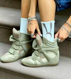 Y2k Trends, Heeled Sneakers, Isabel Marant Sneakers, 5 Friends, Isabel Marant Shoes, Funky Shoes, Dad Sneakers, Swag Shoes