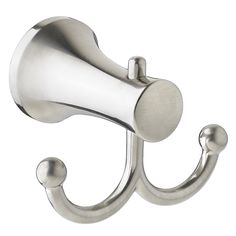 a metal hook with two hooks on it