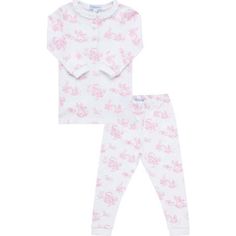 Sweet dreams!! The Nella Blue Toile Baby Pajamas are made of the softest Pima cotton. It comes in Soft Pink or Light Blue. The Bear toile fabric is perfect for your little ones. Details: - Long Sleeves. - Footed pants with an elasticized waist for a comfortable fit. - 100% Peruvian Pima Cotton. | Nellapima | Toile Pajama Set, (White & Pink, Size 9M) | Maisonette collects the best children’s products from around the world (unlike Zulily, Etsy, The Tot, Farfetch Kids, Childrensalon, Crate and Kids, Kohls, Wayfair, Buy Buy Baby, Nordstroms, Mini Boden, J.Crew Factory, or PotteryBarn Kids), creating a curated shopping experience for you. Think of us as your shortcut to fashion for litte ones! Toile Pajamas, Blue Toile, Toile Fabric, Girls Sleepwear, Baby Pajamas, Fabric Making, Buy Buy Baby, Baby Safety, Unique Baby