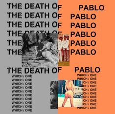 The life of pablo (or the death) No More Parties In La, Kanye West Pablo, Famous Album Covers, Life Of Pablo, Saint Pablo, Hip Hop Wallpaper, Music Album Design, Hip Hop Poster, Rap Wallpaper