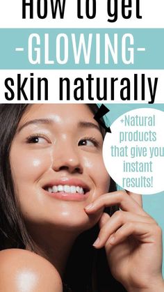 Glowing Skin Products, Glowy Skin Naturally, Glowing Skin Care, Glowing Skin Tips, Naturally Glowing Skin, Skin Hacks, No Makeup Look, Skin Bumps, Diy Beauty Treatments