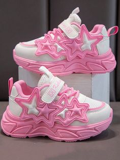 2024 Spring New Arrival Children's Low-Top Sports Shoes With Lace-Up Fastening, Casual Sneakers For Girls Pink     Animal    Kids Shoes, size features are:Bust: ,Length: ,Sleeve Length: Dark Meaning, Kawaii Shoes, Pink Collar, Pink Collars, Girls Sneakers, Tenis Casual, Kids Sneakers, Kids Sleepwear, Childrens Shoes