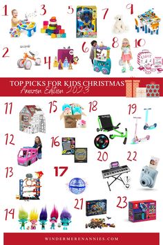 the top picks for kids'christmas gifts