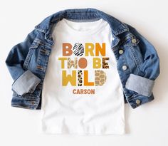 Born TWO be wild birthday shirt, Two wild shirt, Zoo birthday shirt, Animal Print Wild theme birthday, Safari birthday Shirt, birthday shirt born tWO be wild birthday shirt, personalized wild one shirt, jungle theme party, safari birthday shirt, animal print outfit, first second third fourth fifth birthday tee, baby boy girl clothing, matching family shirts, custom birthday gift, cute and trendy design Roar into Adventure Unleash your little one's wild side with our born TWO be wild birthday shi Bebe T Shirt, Adoption Day, Big Brother Shirt, Toddler Humor, Brother Shirts, Retro Kids, Birthday Tee, Toddler Tees, Look Vintage