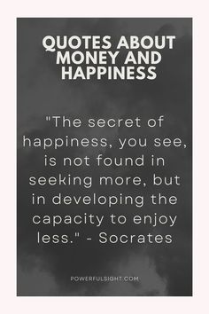 24 Quotes About Money and Happiness Quotes About Money, Money Is Not Everything, Money And Happiness