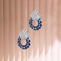 Luxury Sapphire Diamond Earrings, Luxury Sapphire Diamond Drop Earrings, Luxury Sapphire Drop Earrings, Elegant Blue Diamond-cut Earrings, Luxury Multi-stone Sapphire Earrings, Blink Blink, Gem Pendant, Amethyst Earrings, Diamond Jewellery