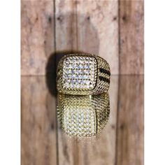 Men's Ring Iced 2.5ct Bling Diamond 14k Gold Pinky Ring Size 6-10 Iced Bling Out Bust Down Pinkie Ring: 100% Iced 14k Gold Finish, So It Will Not Tarnish Or Change Color. We Stand Behind Our Product Quality. We Have This Ring In Both White(Rhodium Finish) And 14k Gold Finish. The Ring Is Made Of 2.5 Ct Diamonds (Cz) Handmade Micro Paved Unique Handmade Perfection For A Real Diamond Ring Look. It Comes With A Gift Box! Yellow Gold Bling Promise Ring, Iced Out Gold Rings For Gift, Luxury Yellow Gold Rings With Bling, Luxury Diamond White Rings With Bling, Formal Gold Iced Out Rings, Classic Iced Out Rings For Anniversary, Luxury Gold Iced Out Rings, Luxury White Rings With Bling, Pinkie Ring