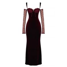 Beautiful Velvet House Of Cb Dress. Size Xs Plus For A Larger Cup Red Velvet Dress Halloween Costume, Black Velvet Dress With Lace, Black Vampire Dress, Cocktail Fits, Dark Red Velvet Dress, Black Velvet Prom Dress, Red And Black Lace Dress, Annie Core, Mafia Wedding