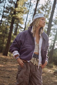 Hit The Slopes Fleece Jacket | Free People Hit The Slopes Fleece Jacket, Free People Hit The Slopes, Sleeveless Jean Jackets, Womens Moto Jacket, Fitted Denim Jacket, Free People Activewear, Lake Arrowhead, Hooded Denim Jacket, Military Style Jackets