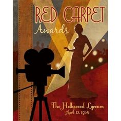 Red Carpet Awards Poster Print by Conrad Knutsen-VARPDX20498 Image 1 Award Poster, Hollywood Art, Bamboo Sheets Bedding, Decor 2024, Fancy Dinner, Stock Paper, Fine Arts Posters