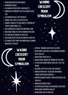 What Does The Moon Symbolize, What Does A Moon Tattoo Symbolize, New Moon Correspondences, Moon Phases Meaning Witchcraft, Cosmic Witchcraft, Crescent Moon Meaning, Crescent Moon Symbol