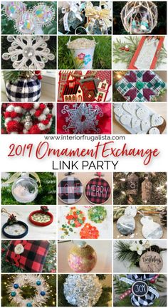 the 2011 ornament exchange link party is here and it's so fun