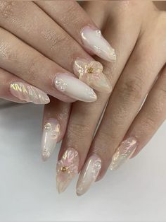 Nude Nail Art, Trendy Products, Nude Nail, Anime Nails, Pretty Gel Nails, Pearl Nails, Soft Nails, Prom Nails