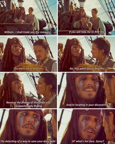 captain jack sparrow in the movie pirates