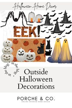 Decorate your home with Halloween vibes without sacrificing style! These modern classic Halloween decorations are perfect for creating a spooky yet refined atmosphere inside and outside your home. Add them to your existing fall decor for a balanced seasonal look. Head to our website for more seasonal and Halloween decoration ideas. Mood Board Diy, Classic Style Interior Design, Outside Halloween Decorations, Classic Style Interior