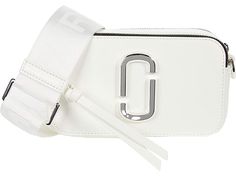 Modern White Shoulder Bag With Logo Hardware, White Rectangular Shoulder Bag With Logo Hardware, Modern Shoulder Bag With Logo Strap And Top Handle, Modern White Shoulder Bag With Logo Strap, Modern Top Handle Bag With Logo Strap, Modern Top Handle Bags With Logo Strap, Chic White Shoulder Bag With Logo Strap, Modern Shoulder Bag With Logo Hardware For Shopping, White Shoulder Bag With Logo Strap For Travel