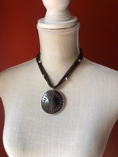 "~ Brown Pen Shell Pendant on Brown Suede Necklace with Sterling Silver Accent Beads ~ 17\" long with 2\" extender ~ Lobster Clasp ~ .925 & Silpada Logo stamped ~ Excellent Condition Display Item" Suede Necklace, Silpada Jewelry, Shell Pendant, Multi Strand Necklace, Logo Stamp, Silver Accents, Brown Suede, Lobster Clasp, Necklace Etsy