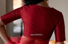 Maroon Colour, Blouse Saree, Saree Blouses, Fabric Pictures, Indian Blouse, Saree Trends, Dupion Silk