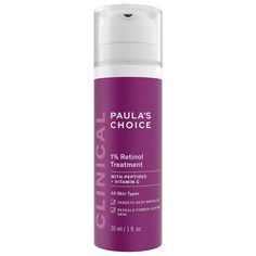 What it is: An advanced formula with high-strength, one percent retinol and skin-supportive peptides to address visible signs of aging like wrinkles, large pores, and discoloration.Skin Type: Normal, Dry, Combination, and Oily Skincare Concerns: Fine Lines and Wrinkles, Pores, and Loss of Firmness and Elasticity Formulation: Lightweight CreamHighlighted Ingredients:- Retinol (Vitamin A) 1%: A potent, slow-release concentration that visibly improves signs of aging. - Oat, Willow Bark, and Licoric Best Retinol Cream, Minimize Wrinkles, Keratosis Pilaris, Paula's Choice, Retinol Cream, Paulas Choice, Oily Skin Care, It Cosmetics, Deep Wrinkles