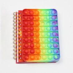 Fidget notebook B2 Pop Its Notebooks Inflatable Bathtub, قلادات متدلية, 9 Birthday, Cool Fidget Toys, Writing Book, School Writing, Note Books, Christmas Pops, Pop Bubble