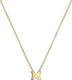 Classic Tan Initial Pendant Necklace, Classic Name Necklace With Initial Pendant And Delicate Chain, Yellow Gold Initial Pendant Name Necklace With Cable Chain, Modern 14k Gold Initial Necklace, Classic 14k Gold Initial Necklace With Cable Chain, 14k Gold Initial Necklace With Cable Chain, Classic Yellow Gold Initial Necklace With Cable Chain, Modern Initial Pendant Necklace With Delicate Chain, 14k Gold Initial Necklace