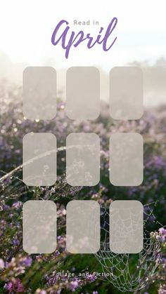 an image of some flowers with the words read in purple and white over it,