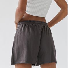 New With Tag Looks Exactly Like The Pictures Gray Cotton Beach Shorts, Gray Relaxed Fit Beach Bottoms, Gray Summer Shorts For Vacation, Gray Summer Vacation Shorts, Casual Gray Shorts For Vacation, Basic Shorts For Summer Loungewear, Basic Summer Shorts For Loungewear, Gray Bottoms For Spring Vacation, Comfortable Gray Summer Shorts