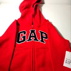 Baby Gap Scarlett Red Hoodie 2 Yr Red Hooded Top With Letter Print, Red Hooded Tops With Letter Print, Red Fleece Hooded Jacket, Red Fleece Hooded Jacket With Adjustable Hood, Gap Hooded Tops With Ribbed Cuffs, Red Letter Print Hoodie, Red Hooded Fleece Top, Gap Hooded Hoodie With Letter Print, Gap Hoodie With Letter Print