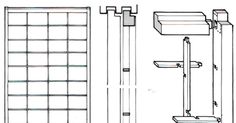 three different types of doors and windows with bars on each side, one is open