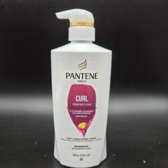 Pantene Pro-V Curl Perfection Shampoo 17.9 Fl Oz Soft Curls Everyday Haircare - One (1) Bottle Pantene Shampoo - Size: 17.9 Fl Oz - Pro-V Curl Protection Line - Free Of Parabens / Colorants / Mineral Oil / Drying Alcohols Pantene Shampoo, Pantene Pro V, Soft Curls, Hair Shampoo, Mineral Oil, Womens Hairstyles, Hair Care, Color White, Customer Support