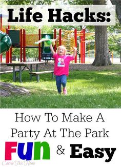 Natural Playground Ideas, Party At The Park, Playground Party, Birthday Party At Park, Park Party, Picnic Birthday Party, Park Birthday, Playground Ideas