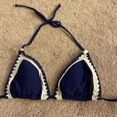 Never Worn, In New Condition Super Cute Detailing Navy Blue And White Target Swim, Clothing Inspiration, Womens Swim, Color Blue, Target, Super Cute, Navy Blue, Swimming, Blue And White