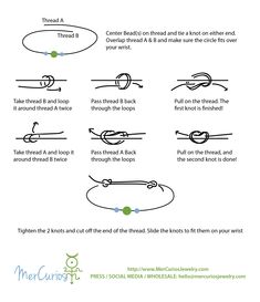 how to tie a knot with instructions for tying the knot in order to make it easier