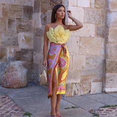 Charlotte Yellow Rose Corsage Cami Top. Knit cami top with a beautiful yellow rose flower corsage front and sphagetti strap. Casual or dressy look, rose be with you. Now have matching wrap skirt to complete. BUY Set & Get 10% Off Add top and skirt to the cart and see the discount automatically added at the check out. Can't be combined with other discount offer. Gender: WOMENItem Type: Tops, Camisole, SkirtsMaterial: PolyesterFabric Type: Knitted, GeorgetteElasticity: Medium StretcthDecoration: A Knotted Skirt, Boho Mode, Halter Neck Crop Top, Yellow Crop Top, Bodycon Dresses Casual, Backless Crop Top, Elegante Casual, Boho Vintage, Solid Clothes