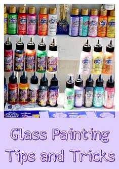 glass painting tips and tricks for beginners