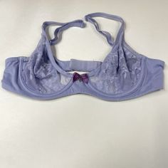 Body By Victorias Secret 34B Unlined Demi Bra Solid Purple Floral Lace #1455 | eBay Elegant Purple Victoria's Secret Bra, Victoria's Secret Purple Padded Bra, Spring Purple Lace Bra, Victoria's Secret Feminine Purple Bra, Purple Lace Push-up Bra, Demi Bra, Light Purple, Purple Floral, Floral Lace