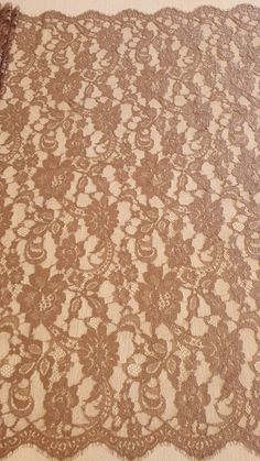 Brown Lace Fabric,cappuccino Lace,Brown Chantilly Lace,Brown Alencon lace,Brown Lingerie Lace,Lace Fabric,Brown French Lace,Embroidery lace Article : K00874 Width: 90 cm Colors: Brown The price is per meter (1 meters= 100 cm / 55.1 inch) Please note, there might be a slight difference in the color according to PC and Mobile devices! We recommend you to buy a sample before ordering to see the true color. You can purchase a sample here: https://www.etsy.com/listing/239139412/lace-swatcheslace-samp Brown Lingerie, Brown French, Black Lace Fabric, Veil Lace, Lace Veil, Bridal Lace Fabric, Alencon Lace, Fire Art, Lace Veils