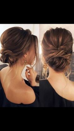 Soft Low Bun, Prom Hair Updo Curly, Updo Bridal Hair, Low Bun Updo, Prom Hair Updo, Low Bun Hairstyles, Bun Updo