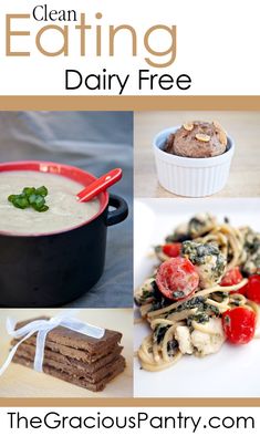 Clean Eating Dairy Free Recipes. @Shannon Bellanca Bellanca Bellanca Bellanca Blair Photo's Health Guide, Peanut Free, Organic Health, Lactose Free