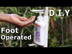 Foot Operated Hand Sanitizer Dispenser | DIY Hands Free | Help in Tamil - YouTube Tippy Tap, Remote Learning, Paper Flower Backdrop, Bookshelves Diy, Organize Declutter, Diy For Girls