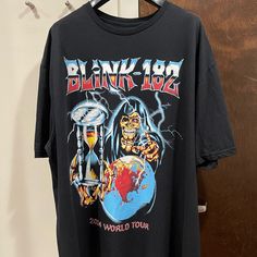 Brand New Never Worn - Size Xl - Purchased At The Fenway Boston Stop 07/23/2024 Marina City, Concert Style, Concert Fashion, Tour Merch, Blink 182, Mens Band, Vintage Band, Band Tees, Fashion Tees