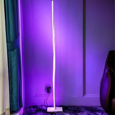 Twisted Strip Remote Control RGB Dimmable LED Modern Floor Lamp Standing Lamp - Dazuma Lamp Standing, Floor Lamp Styles, Lighting Decoration, Modern Floor Lamp, Living Room Corner, Focus Light, Floor Standing Lamps, Modern Floor, Led Floor Lamp