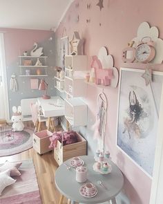 Penyimpanan Makeup, Dekorasi Kamar Tidur, Princess Room, Toddler Bedrooms, Big Girl Rooms, Baby Bedroom, Pink Decor, Toddler Room