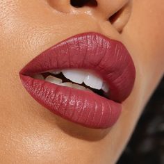 Besame Cosmetics Lipsticks, Dusty Rose Lipstick, Besame Cosmetics, Everyday Makeup Tutorials, Rose Lipstick, Makeup Help, Medium Skin Tone